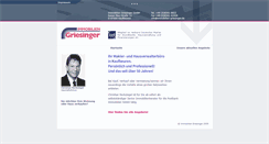 Desktop Screenshot of immobilien-griesinger.de