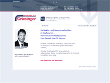 Tablet Screenshot of immobilien-griesinger.de